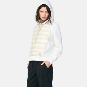 Holden Hybrid Down Hoodie Size S, Pearl